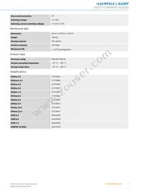 I110-RP313 Datasheet Page 3