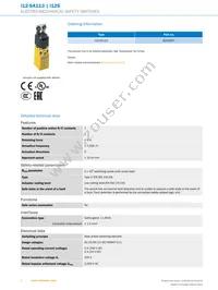 I12-SA113 Datasheet Page 2