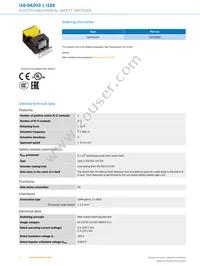 I16-SA203 Datasheet Page 2