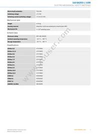 I16-SA203 Datasheet Page 3