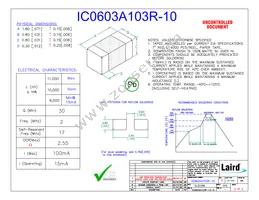 IC0603A103R-10 Datasheet Cover