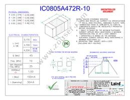 IC0805A472R-10 Datasheet Cover