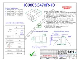 IC0805C470R-10 Cover