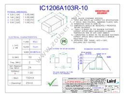 IC1206A103R-10 Cover