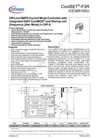 ICE3BR1065JXKLA1 Datasheet Page 3