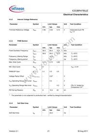 ICE3BR4765JZXKLA1 Datasheet Page 21