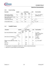 ICE3BR4765JZXKLA1 Datasheet Page 23