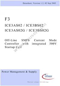 ICE3BS02G Datasheet Cover