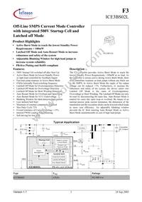 ICE3BS02L Datasheet Page 3