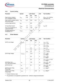 ICE3GS03LJGXUMA1 Datasheet Page 22