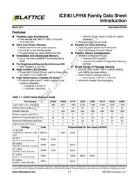 ICE40LP640-SWG16TR50 Datasheet Page 2