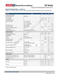 ICF0719V1PTC Datasheet Page 5