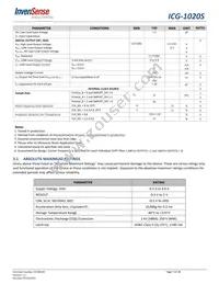 ICG-1020S Datasheet Page 7