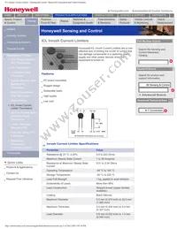 ICL155R007-01 Datasheet Cover