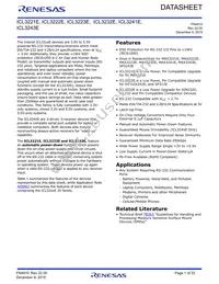 ICL3243EIAZ-T7A Datasheet Cover