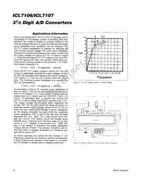 ICL7106C/D Datasheet Page 10
