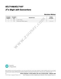 ICL7106C/D Datasheet Page 14