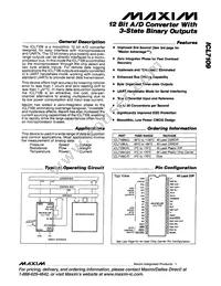 ICL7109CMH+T Datasheet Cover