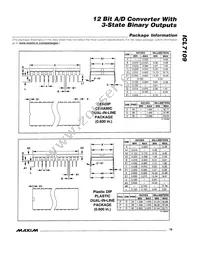 ICL7109CMH+T Datasheet Page 19