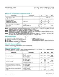 ICL7117C/D Datasheet Page 3