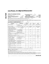 ICL7126C/D Datasheet Page 2