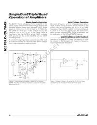 ICL7631EC/D Datasheet Page 22