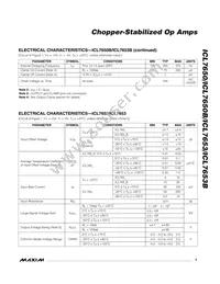 ICL7650MJD/HR Datasheet Page 3