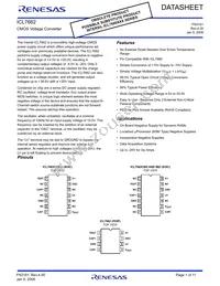 ICL7662CPA Datasheet Cover
