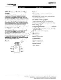 ICL7665SACPA Datasheet Cover