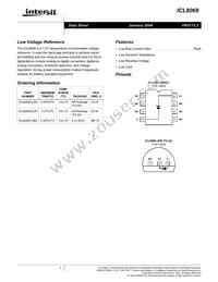 ICL8069CCZR Datasheet Cover