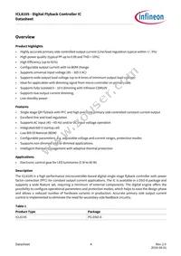 ICL8105XUMA2 Datasheet Page 4