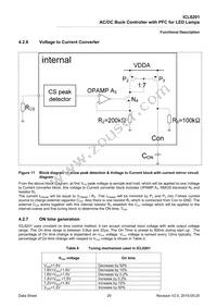 ICL8201XTSA1 Datasheet Page 20