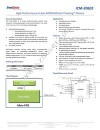 ICM-20602 Datasheet Cover