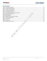 ICM-20602 Datasheet Page 6