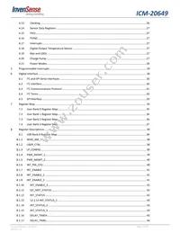 ICM-20649 Datasheet Page 3