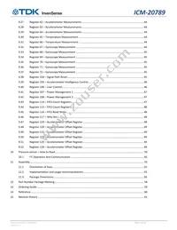 ICM-20789 Datasheet Page 4