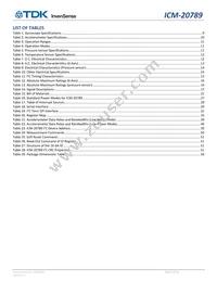 ICM-20789 Datasheet Page 6