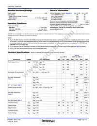 ICM7556MJD Datasheet Page 3