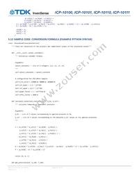 ICP-10101 Datasheet Page 21