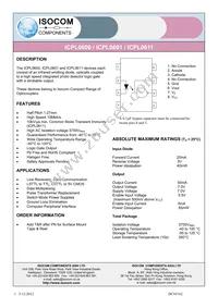 ICPL0601SMT&R Datasheet Cover