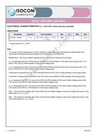 ICPL2601SMT&R Datasheet Page 6