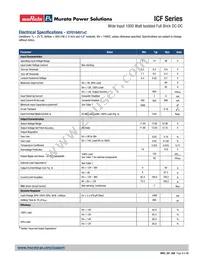 ICQ0120V1PC Datasheet Page 3