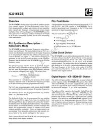 ICS1562BM-201T Datasheet Page 2