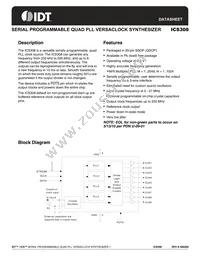 ICS308RT Datasheet Cover