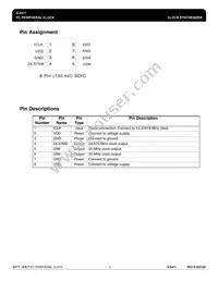 ICS411MT Datasheet Page 2