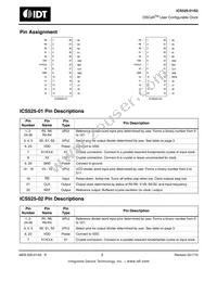 ICS525R-02T Datasheet Page 2
