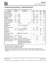 ICS557G-06T Datasheet Page 5