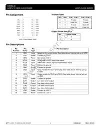 ICS558AG-02LNT Datasheet Page 2