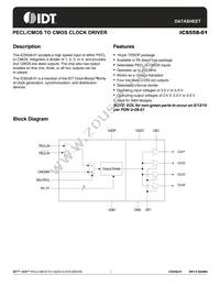 ICS558G-01T Datasheet Cover