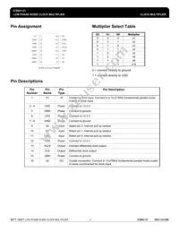 ICS601G-21T Datasheet Page 2